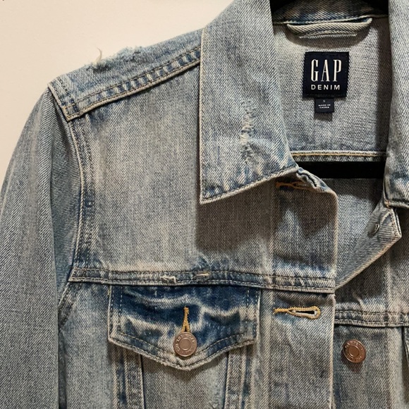 Gap 1969 Icon Raw Hem Denim Jacket - Picture 2 of 4